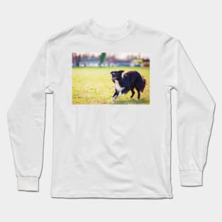 playing Collie Long Sleeve T-Shirt